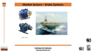 Castings For Industry
www.bascastings.com
Market Sectors – Brake Systems
170 kg – Ductile
 