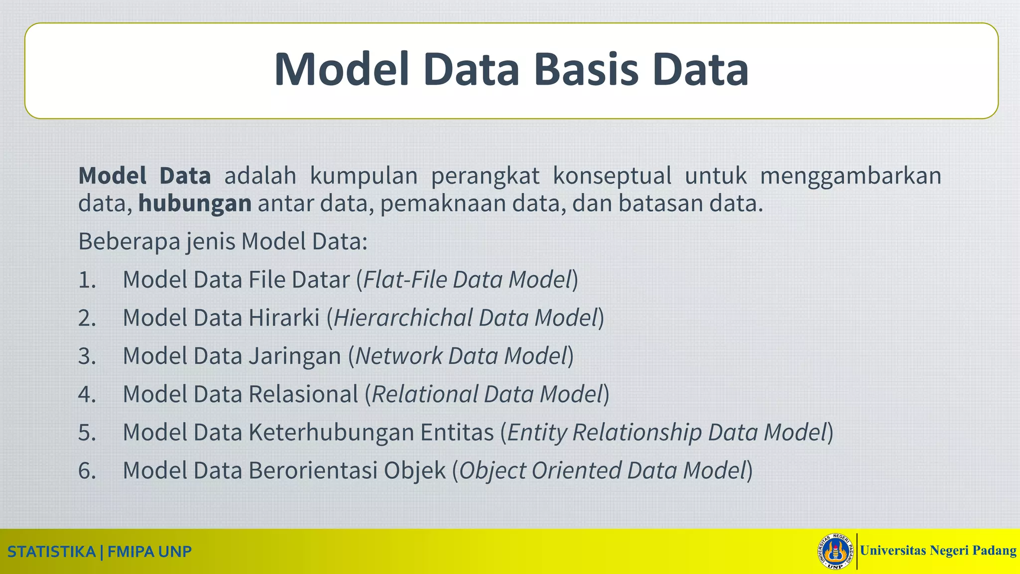 Basdat minggu 02. Basis Data dalam Sistem Informasi Dan Arsitektur ...