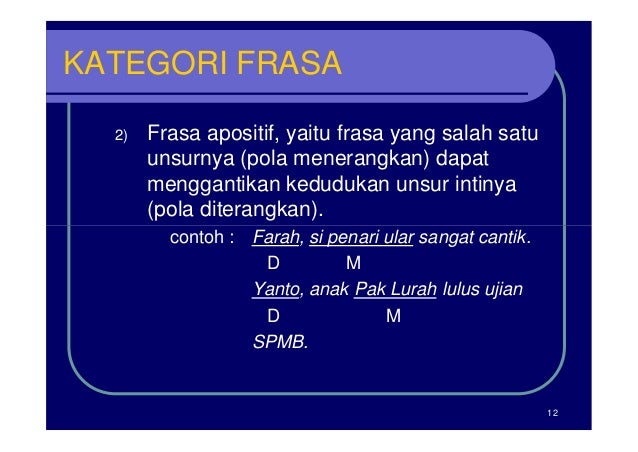 Jenis Jenis Frasa Dlm Bhs Indonesia