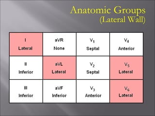 Anatomic Groups
(Lateral Wall)
 