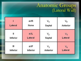 Anatomic Groups
(Lateral Wall)
 