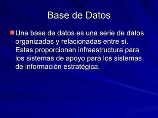 Base de Datos ,[object Object]