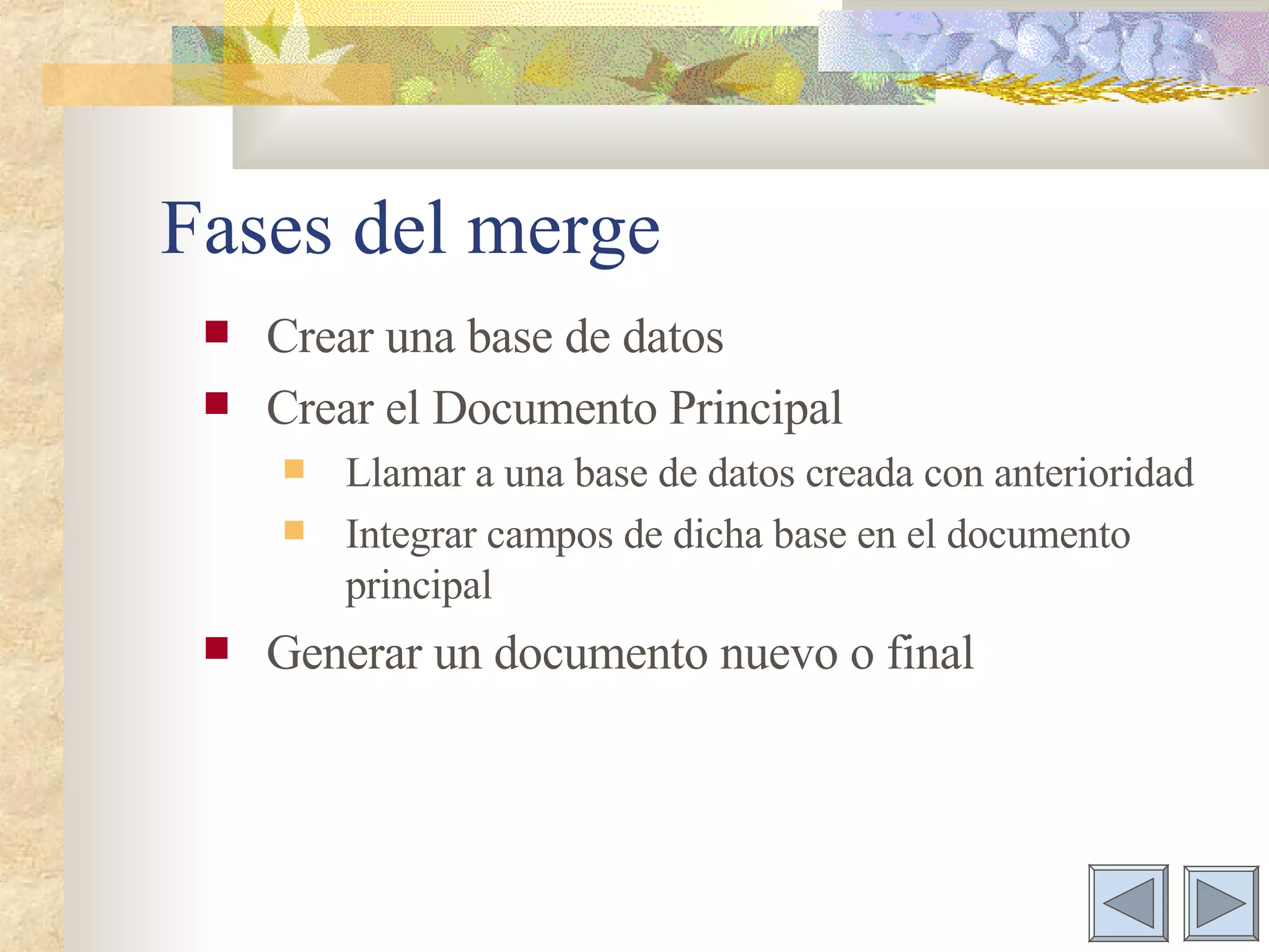 Base De Datos Con Word | PPT