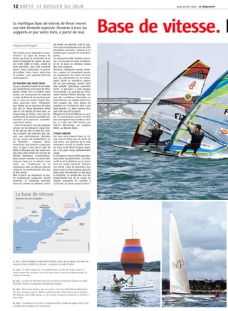 Stéphane Jézéquel
Des années qu’on attendait sa réou-
verture ! La base de vitesse de
Brest, qui a fait la renommée de la
rade et propulsé les sports de glis-
ses entre 1980 et 1993, renaît le
mois prochain, sous une nouvelle
forme. Ewan Lebourdais, le patron
de la West Team, lance, entre mai
et octobre, une originale formule
multisupports.
En fonction des vents forts
Ça va à nouveau fumer et ferrailler
dur entre Kernisi et le pont de Plou-
gastel ! Entre mai et octobre, cette
année, les pratiquants de planche
à voile, de kitesurf, de stand-up pad-
dle et tous les autres engins flot-
tants pourront venir enregistrer
leur temps sur un parcours de deux
fois 500 m. Deux descentes entre
100 et 120 degrés du vent avec un
empannage au milieu, alors que les
pratiquants de stand up paddle dis-
poseront d’un parcours complète-
ment vent arrière.
« Cela ne servait à rien de proposer
un pur run de vitesse en ligne droi-
te de 300 ou 500 m dont les chro-
nos auraient été ridicules par rap-
port aux performances réalisées
sur les canaux de Sainte-Marie ou
de Namibie », explique Ewan
Lebourdais. Pas toujours si plat que
cela, le plan d’eau de la rade de
Brest n’offre pas une mer assez ran-
gée pour aller titiller les records de
vitesse mondiaux d’aujourd’hui.
Alors autant inventer un autre défi,
toujours basé sur la vitesse mais
aussi sur l’endurance et la
manœuvre, avec un jibe qui devrait
resserrer les performances des uns
et des autres.
Afin d’ouvrir au maximum le jeu,
de nombreuses catégories seront
ouvertes, le challenge principal
étant de réaliser le meilleur cumul
de temps en planche, kite et sup.
Ceux qui ne pratiquent pas les trois
disciplines pourront s’associer à un
binôme pour cumuler les trois disci-
plines.
Un classement élite viendra couron-
ner, à la fin des six mois d’ouvertu-
re de la ligne, le meilleur cumul
des trois supports.
Plusieurs catégories seront ouver-
tes, comme un classement jeunes
ou pratiquants de moins de trois
ans. Les planchistes sur le retour,
ayant lâché le wishbone depuis
dix ans par exemple, auront aussi
leur compèt’ spécifique. Concrète-
ment, le parcours à trois bouées
sera mouillé à la journée par Chris-
tophe Boutet d’Aloha Attitude, dès
que des conditions favorables se
présenteront, les bouées étant reti-
rées chaque soir. Plus besoin de
compter sur l’arrivée du vent à une
date précise. La base ouvrira lors-
que Eole sera de la partie.
Moyennant 10 ¤ d’adhésion au pro-
jet, les participants auront six mois
pour enregistrer leur meilleur chro-
no, à l’aide des GPS fournis par
Patrice Mercereau, du magasin
Notik, au Moulin-Blanc.
Cirque naturel
Les jeux sont ouverts dans ce cir-
que naturel battu par les vents de
sud ouest. Les habitués de la rade
attendent surtout un souffle soute-
nu d’est ou de Nord-Est pour dispo-
ser d’un plan d’eau suffisamment
rangé.
Et la bagarre risque d’être spectacu-
laire entre les planchistes ; les kite-
surfeurs et les foileurs qui le lance-
ront au même moment. Certains
ont même l’idée de descendre leur
vieux Laser ou leur antique planche
Open pour faire bouillir un peu plus
la marmite. La remise des prix est
programmée lors de la coupe du
monde organisée fin octobre à
La Torche. La classe jusqu’au bout !
32
1
Base de vitesse. LLa mythique base de vitesse de Brest rouvre
sur une formule rajeunie. Ouverte à tous les
supports et par vents forts, à partir de mai.
BREST. LE DOSSIER DU JOUR
La base de vitesse
LeTélégramme
PLOUGASTEL-DAOULAS
BREST
LE RELECQ-
KERHUON
Plage du
Moulin-Blanc
Pont de l’Iroise
Kernisi
Keralliou
Traouidan
500 m
Oceanopolis
Zone de la base
Ouverte de mai à octobre
N 165
D 165
1. 2013 - Patrice Belbéoch avale Gérald Pelleau à plus de 30 nœuds. Les deux ont
promis de faire chauffer les chronos, à nouveau, en rade de Brest.
2. 1984 - Ce drôle d’engin où l’on pédalait pour se créer son propre vent n’a
jamais atteint des sommets de vitesse mais avait le mérite de débroussailler de
nouveaux horizons.
3. 1990 - Le lycée de Kérichen avait mis au point cet étonnant trimaran au look
futuriste, hormis un audacieux mariage des couleurs.
4. 1983 - Plus on est de fous, plus on va vite ! Ces huit planchistes étaient deux
fois plus nombreux que le célèbre quatuor brestois. Étant donné que la planche
des Brestois pesait déjà 250 kg, on ose à peine imaginer le poids de ce monstre à
huit voiles.
5. 1983 - Le système de ce prao, à l’impressionnant couple de rappel, était censé
coulisser pour naviguer sur l’autre bord.
12 Jeudi 24 avril 2014 Le Télégramme
 