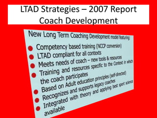 Baseball Canada Coaching Development Model 2008