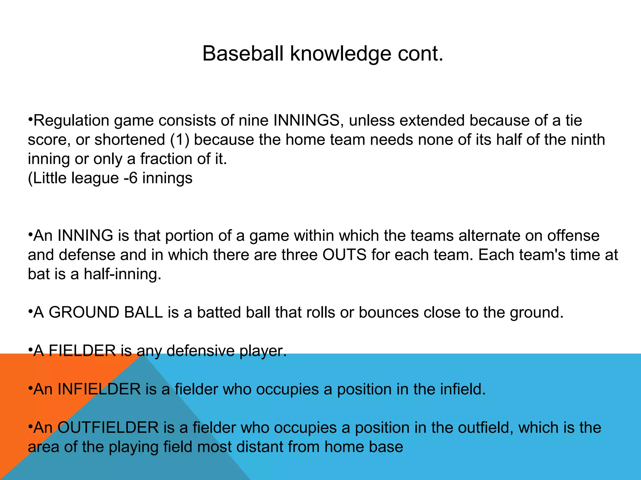 baseball by jaime | PPT