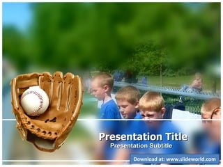Presentation Title Presentation Subtitle Download at: www.slideworld.com 