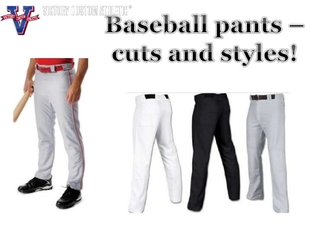 different cuts of pants