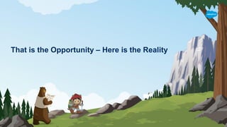 That is the Opportunity – Here is the Reality
 