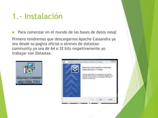 CASSANDRA APACHE INSTALACION Y PRACTICA KevinZurita | PPTX