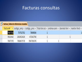 Facturas consultas