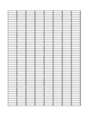 0   0   0   0   0   0   0   0
0   0   0   0   1   0   0   0
0   0   0   1   0   0   0   0
0   0   0   1   0   0   1   0
0   0   0   1   0   0   0   0
1   0   0   1   1   1   0   0
1   1   0   1   0   1   1   0
1   0   0   1   1   1   0   0
1   0   0   1   0   1   0   0
1   0   0   1   1   1   0   0
1   1   0   1   0   1   0   0
1   1   1   1   0   1   0   1
0   0   0   0   0   0   0   0
0   0   0   0   0   0   0   0
0   0   0   1   0   0   0   0
1   0   0   1   0   0   0   0
0   0   0   1   1   0   0   0
0   0   0   0   0   0   0   0
1   0   0   1   1   0   0   0
0   0   1   1   0   1   0   0
0   0   0   0   0   0   0   0
1   0   0   0   0   0   0   0
1   0   0   0   0   0   0   0
0   0   0   1   0   0   0   0
1   0   0   1   0   0   0   0
1   0   0   0   0   0   0   0
1   0   0   0   0   0   0   0
0   0   0   0   0   0   0   0
0   0   0   0   0   0   0   0
0   0   0   0   0   0   0   0
1   0   0   1   0   0   0   0
0   0   0   0   0   0   0   0
1   0   1   1   0   1   0   0
0   0   0   1   0   0   0   0
0   0   0   0   0   0   0   0
0   0   0   1   0   0   0   0
1   0   0   1   0   0   0   0
1   0   0   1   0   0   0   0
0   0   0   0   1   0   0   0
1   0   0   0   0   0   0   0
0   0   1   0   0   1   0   0
1   0   0   0   0   0   0   0
1   1   0   1   0   0   0   0
0   0   0   0   0   0   0   0
0   0   0   1   0   0   0   0
0   0   0   1   1   0   0   0
0   0   0   0   0   0   0   0
0   0   0   1   0   0   0   0
1   0   0   1   0   0   0   0
1   0   0   1   0   0   0   0
0   0   0   0   1   0   0   0
0   0   0   0   0   0   0   0
0   0   0   0   0   0   0   0
 