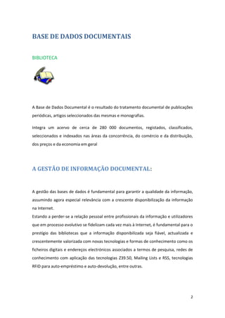 Base De Dados Documentais
