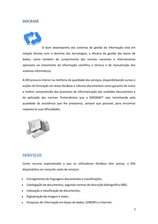 Base De Dados Documentais