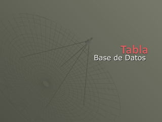 Base de Datos  