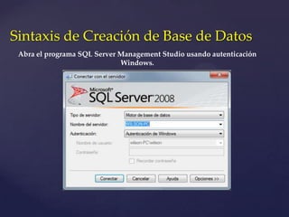 Base de datos | PPTX