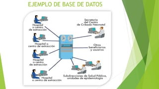 EJEMPLO DE BASE DE DATOS
 