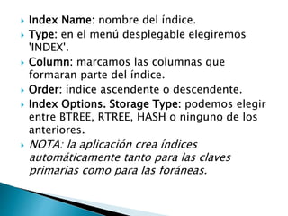 Tutorial de MySQL Workbench | PPTX
