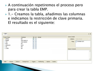 Tutorial de MySQL Workbench | PPTX