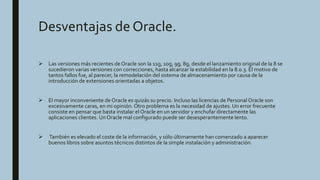 Base de datos | PPTX