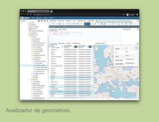 Analizador de geometrias.
 