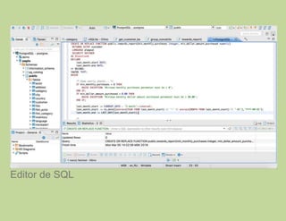 Editor de SQL
 