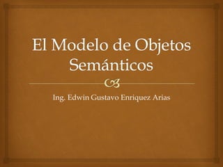 Ing. Edwin Gustavo Enriquez Arias
 