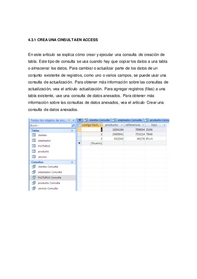 Descargar Una Base De Datos En Access Hecha