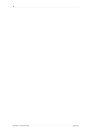 8
CARRERAS PROFESIONALES CIBERTEC
 