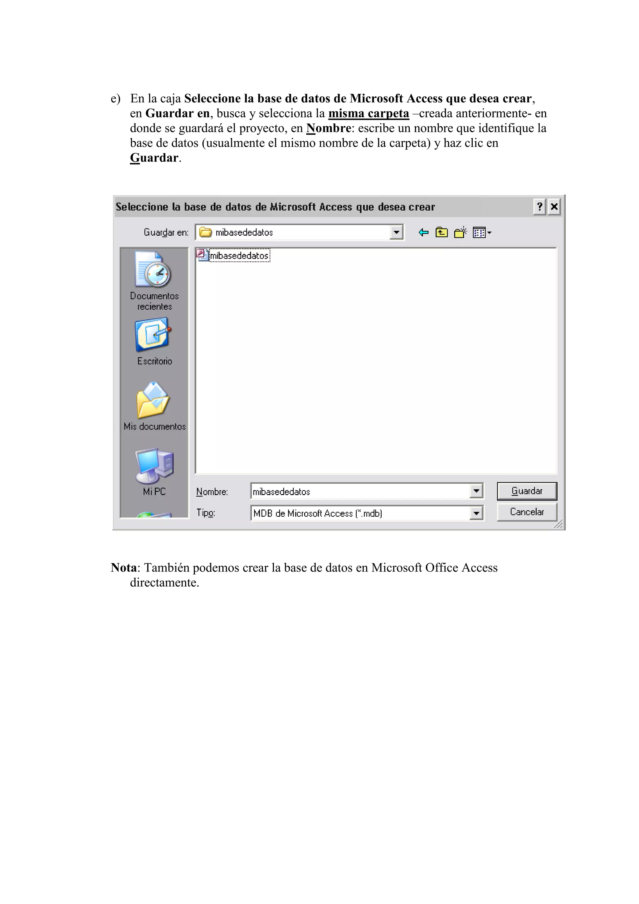 Base De Datos Con Visual Basic6.0