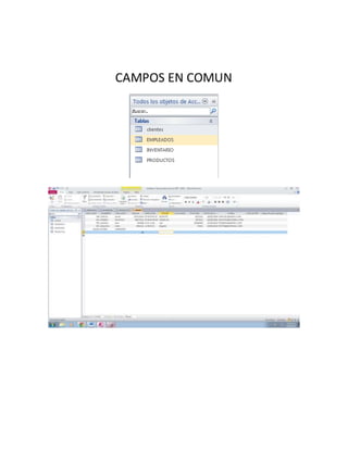 CAMPOS EN COMUN