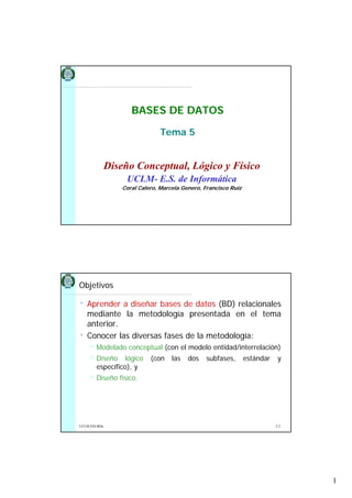 Base de datos (diseño conceptual,logico y fisico)