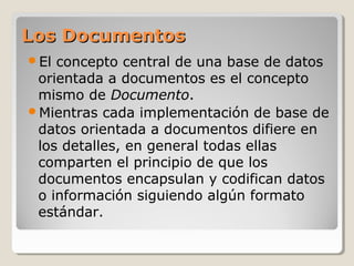 Base de datos documentales | PPT