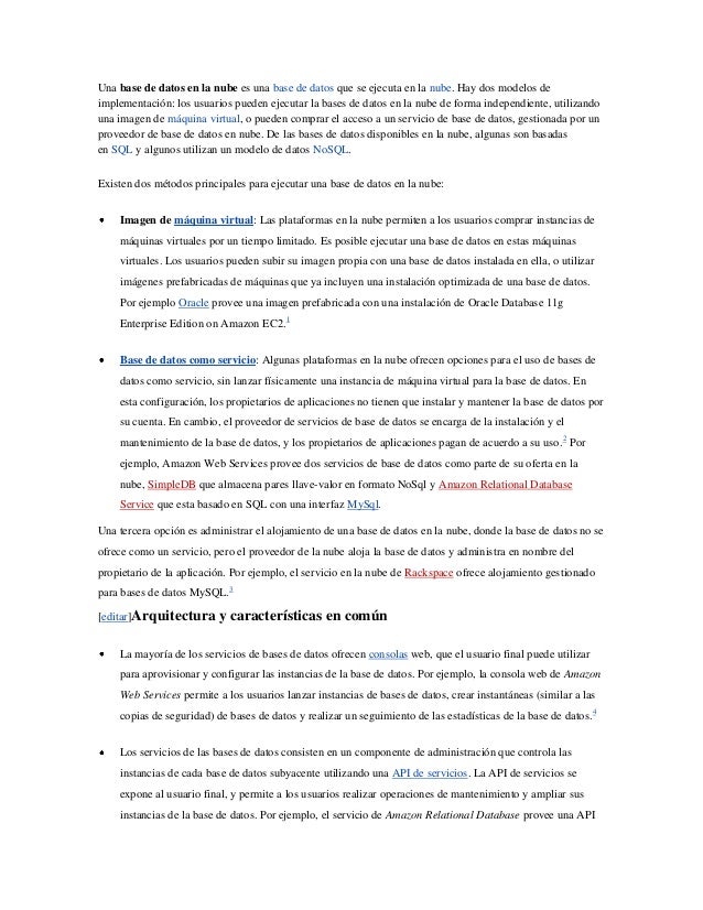 Base de datos en la nube exp.5