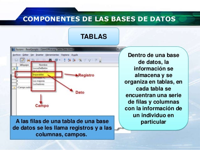 Base de datos