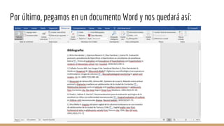 Por último, pegamos en un documento Word y nos quedará así:
 
