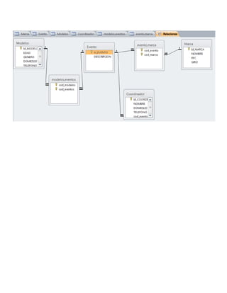 Base de datos mer 14 agencia de modelos