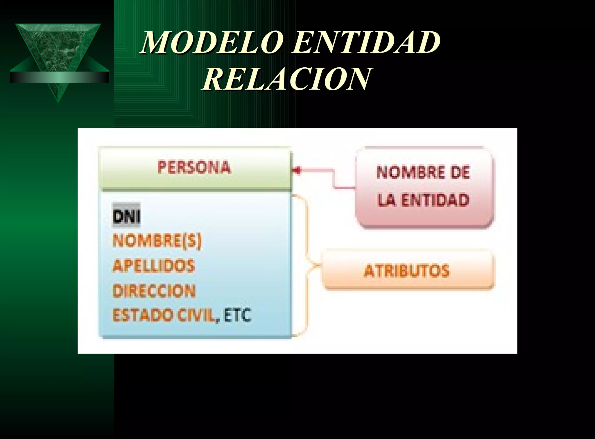 MODELO ENTIDAD RELACION   