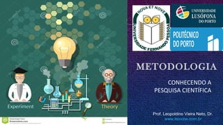 METODOLOGIA
CONHECENDO A
PESQUISA CIENTÍFICA
Prof. Leopoldino Vieira Neto, Dr.
www.leovine.com.br
 