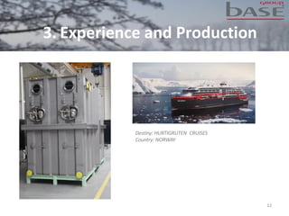 12
Destiny: HURTIGRUTEN CRUISES
Country: NORWAY
3. Experience and Production
 