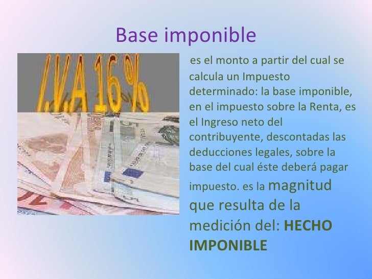 Base imponible
