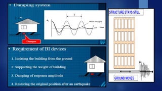 Base isolation of structures | PPTX