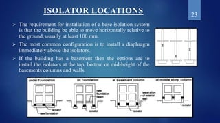 Base Isolator Local Base isolation of structures | PPTX