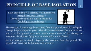 Base isolation of structures | PPTX