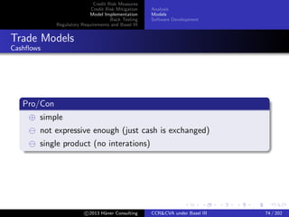 Counterparty Credit Risk and CVA under Basel III | PDF