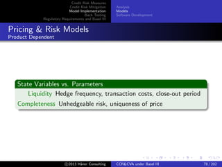 Counterparty Credit Risk and CVA under Basel III | PDF