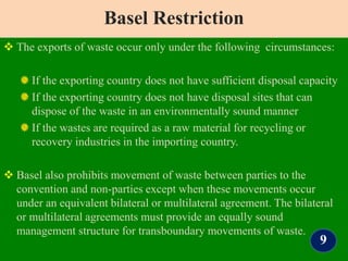 Basel Convention General Overview | PPTX