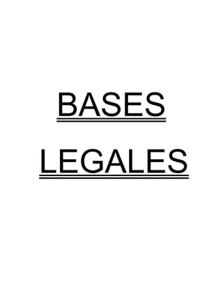 BASES
LEGALES
 