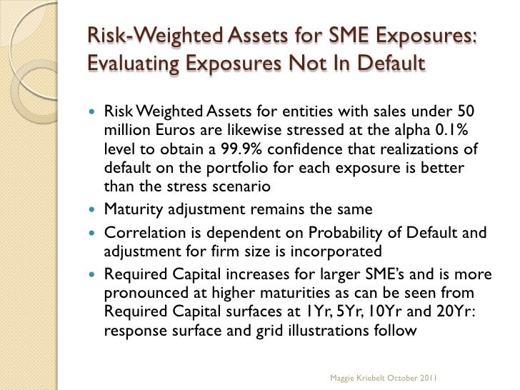 Basel II Risk Weighted Assets 2011