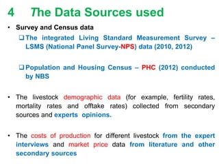 Tanzanian livestock population baseline assessment 